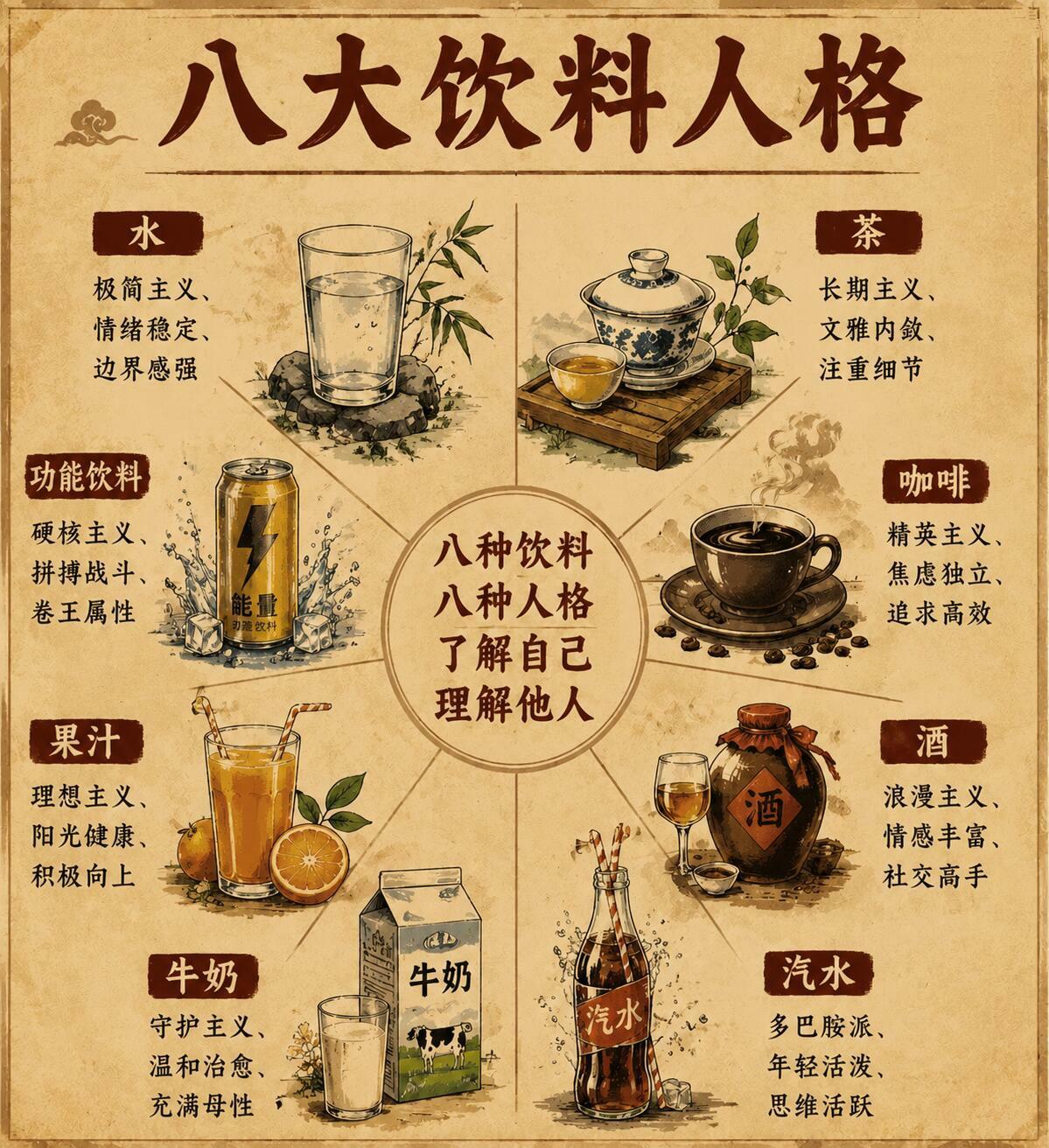 八大“饮料人格”，你是哪种？