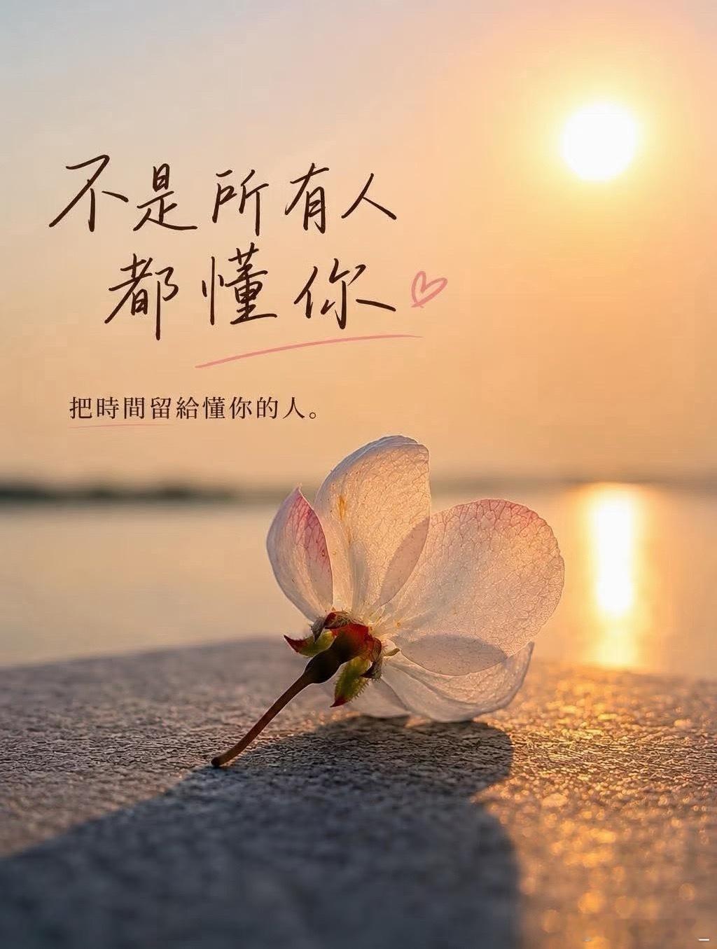 不是所有人都懂你。有人看見你的笑容，卻不知道你熬過多少委屈。有人看見你的堅強，卻