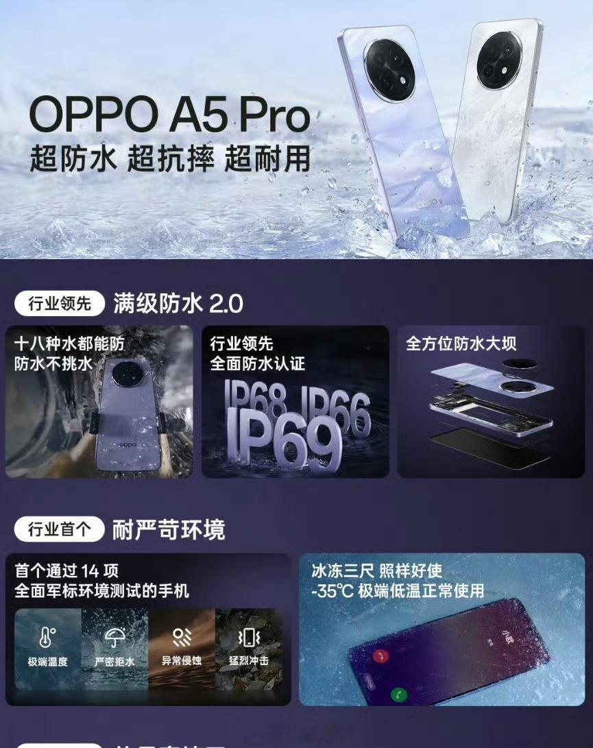 OPPO A5 Pro  真香，首发 1949 元起！外观上采用居中大圆相机模组