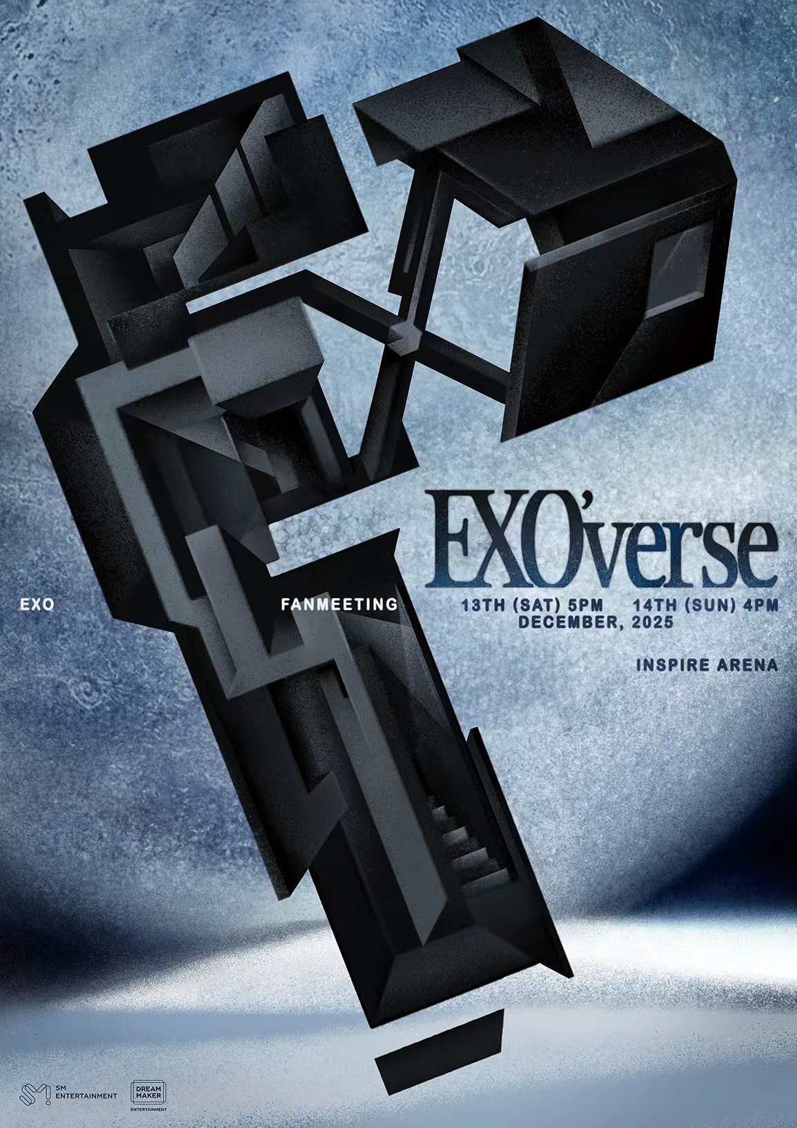 EXO官宣见面会EXO官宣12月粉丝见面会 这真是12月的奇迹[期待] ​​​