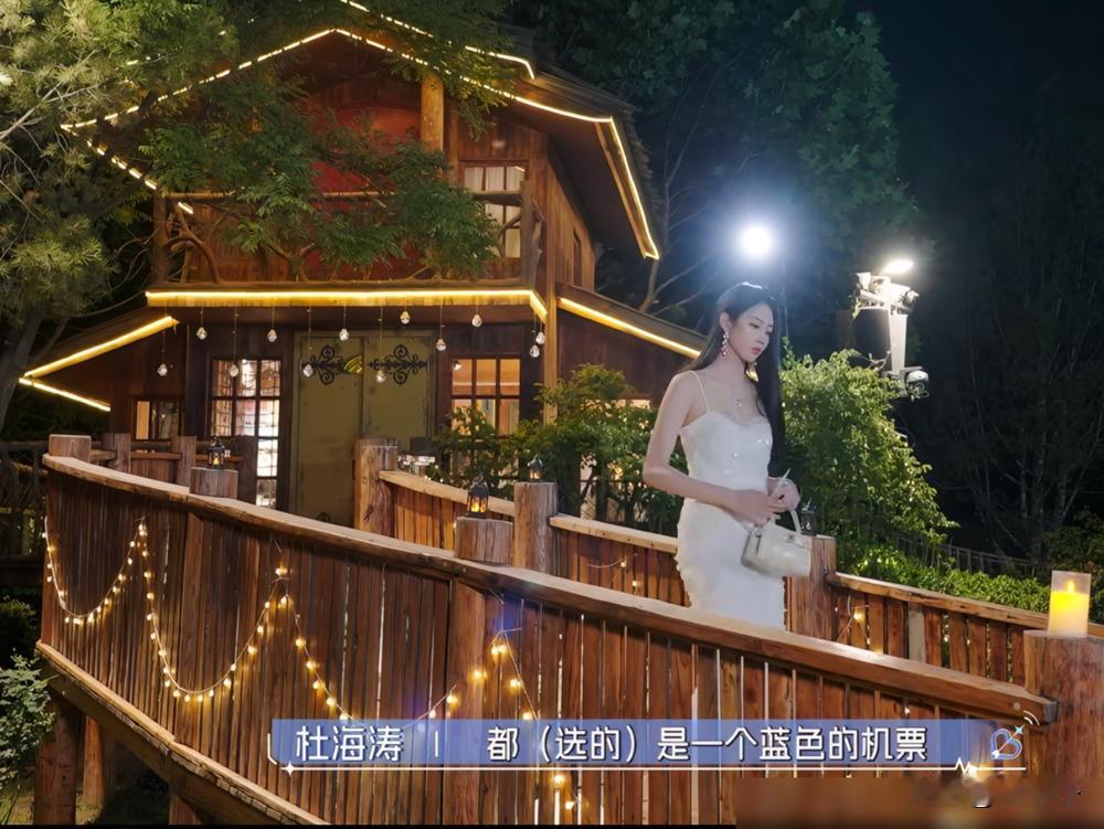 陈鹤文拿了张蓝色机票，弹幕直接炸了。不表白，不锁人，就搁那儿待着。
往前倒几期
