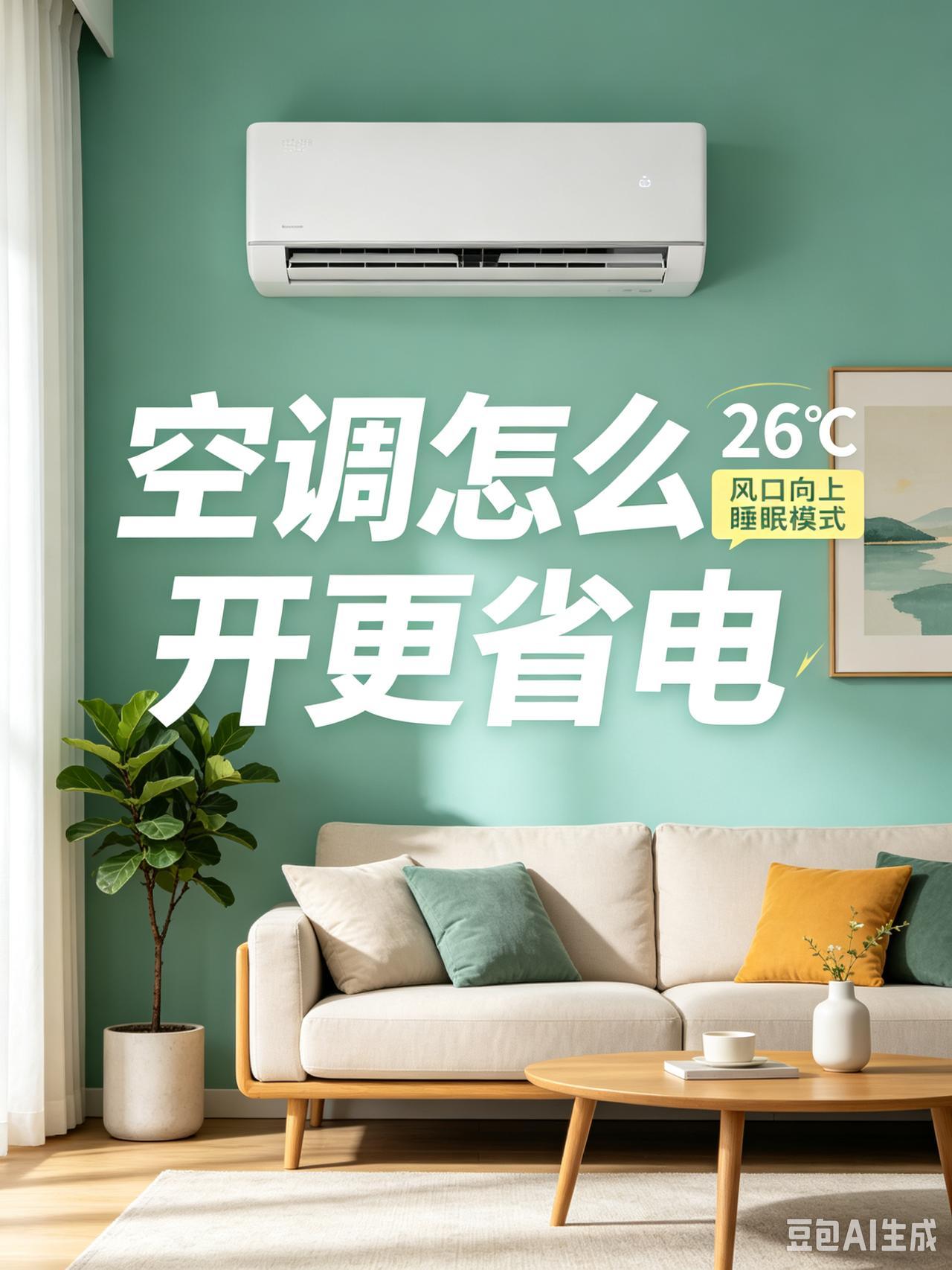 空调正确省电用法！改掉坏习惯，每月省下一大笔电费
 
夏天空调天天开，电费蹭蹭往