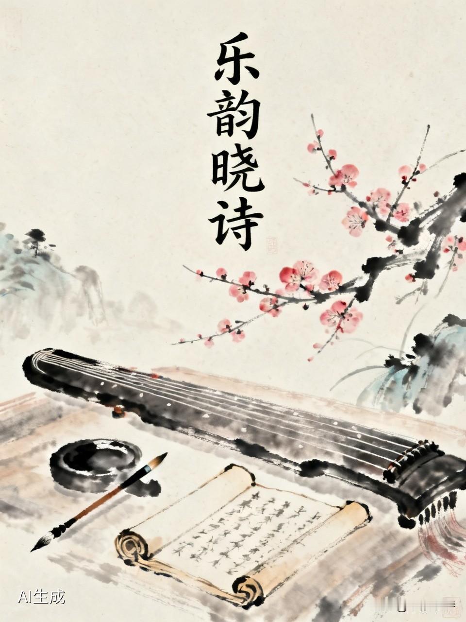 《乐韵晓诗》
乐奏松风落指凉，
韵携梅影润笺香。
晓窗研露题新句，
诗浸宫商意自