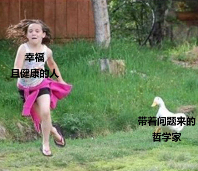 哲学梗图袭来。 