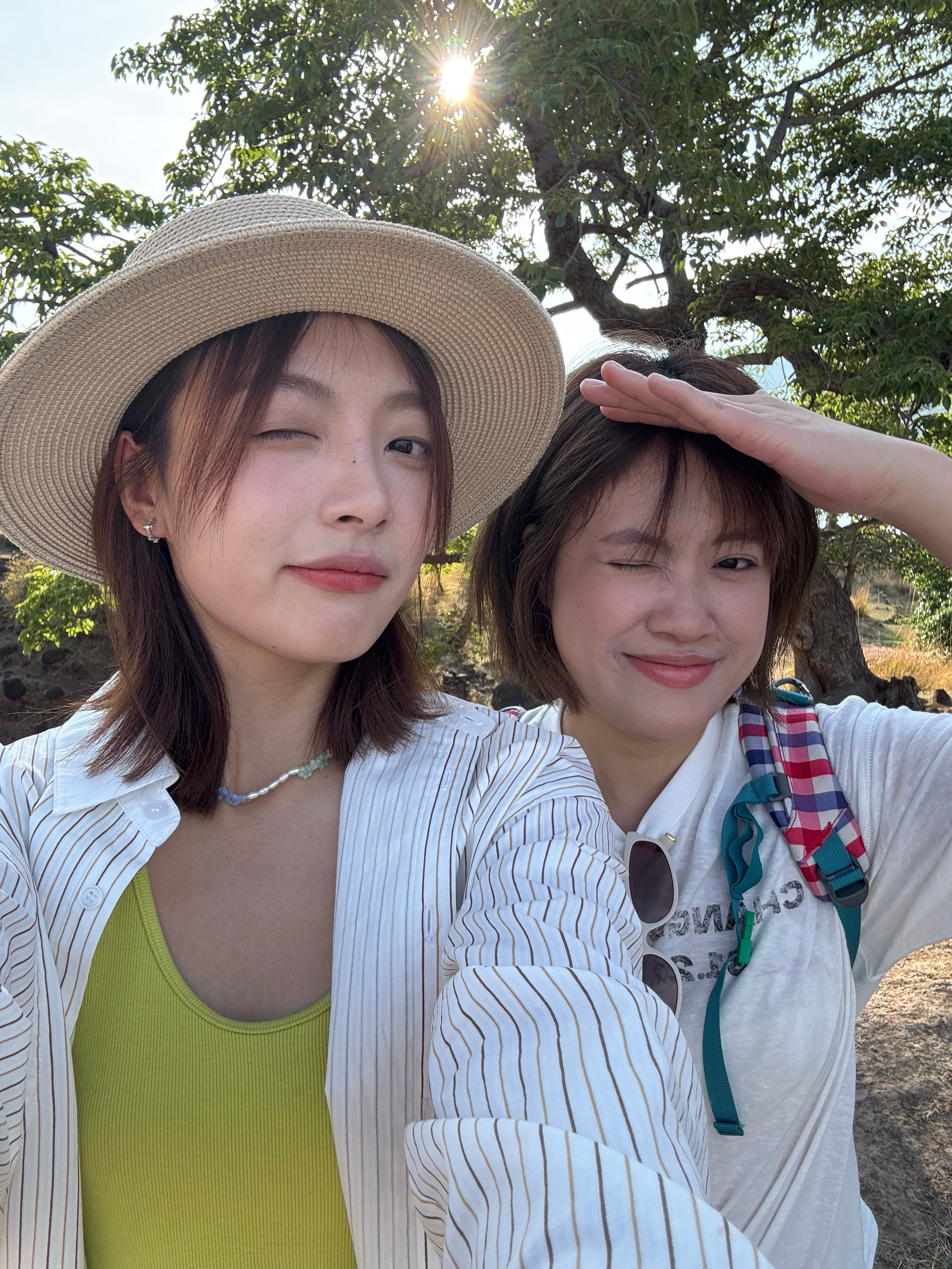 嘿嘿想起微博了 最近剪了短发  去川西认识了新朋友  还和小猪一起去昆明找了露菲