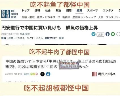 日本社会现在已经出现了一种病态的“反华”，只要自己的经济不景气，只要出口贸易受阻