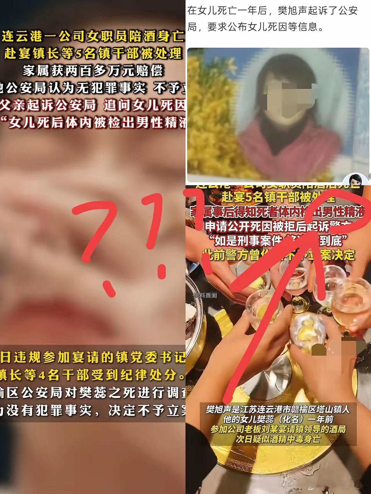 连云港有家叫昌隆的公司，女主任樊蕊陪着5个镇干部喝酒，喝了不少。晚上散场后，公司