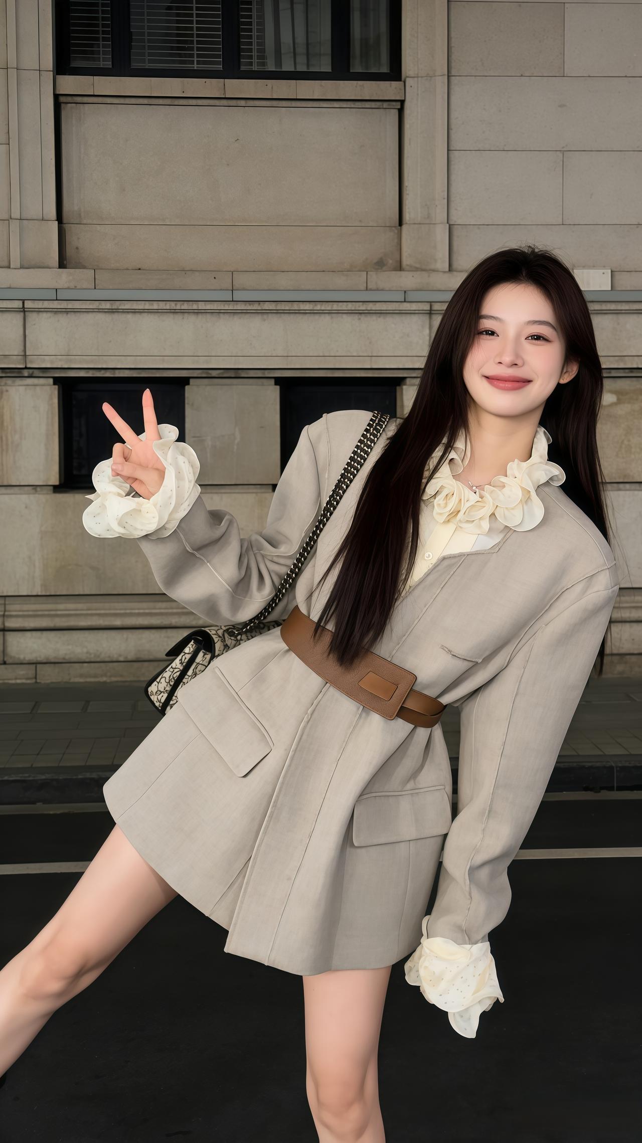 今天穿什么 韩系穿搭 温柔穿搭 穿搭 春日穿搭