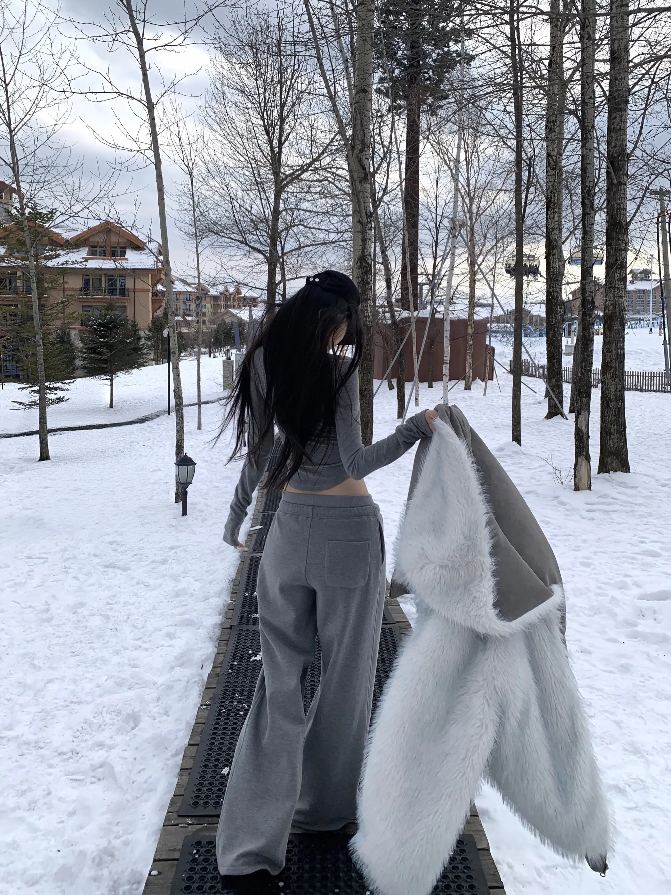 当冬天来临的时候。