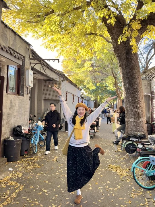 在北京胡同里🍂拍到18张live人生照片……