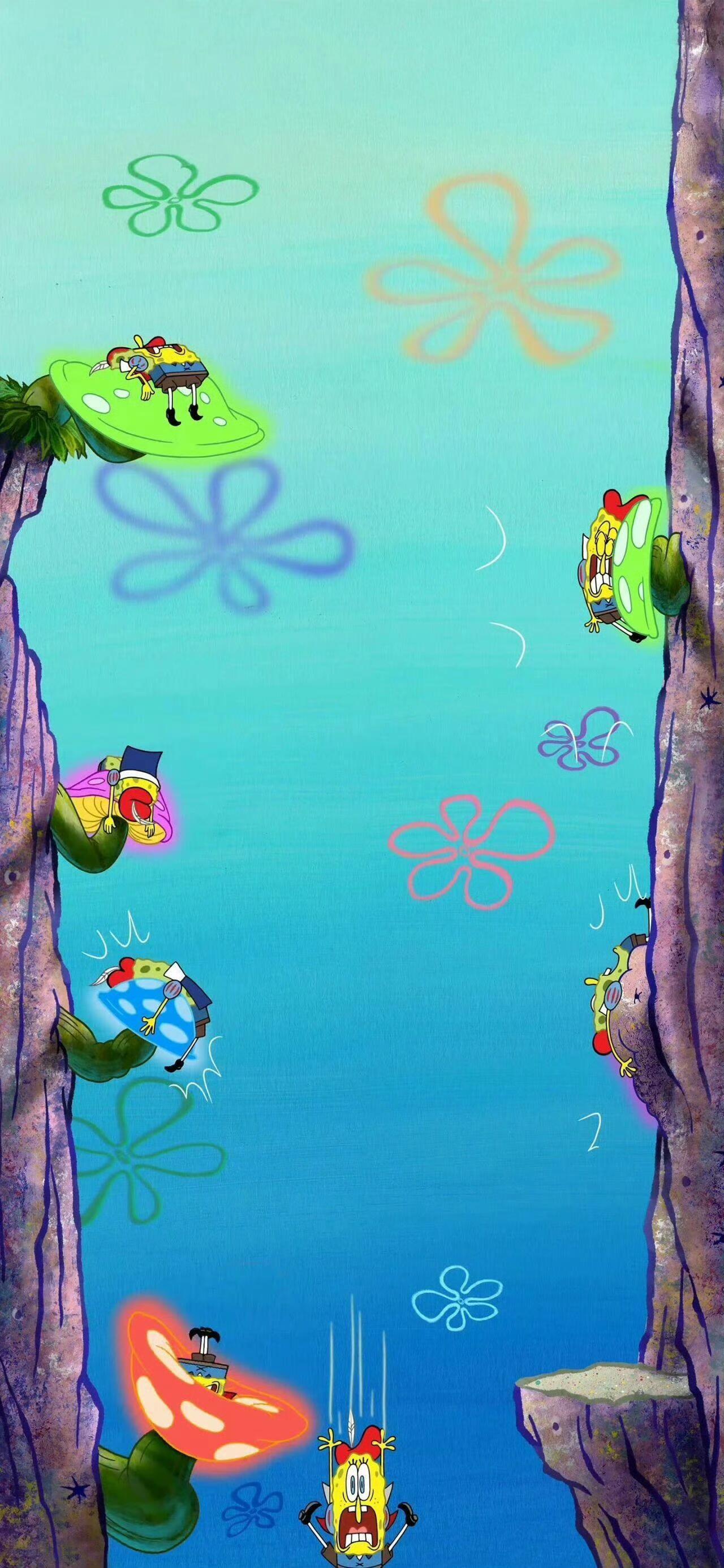 海绵宝宝动漫壁纸聊天背景图 
