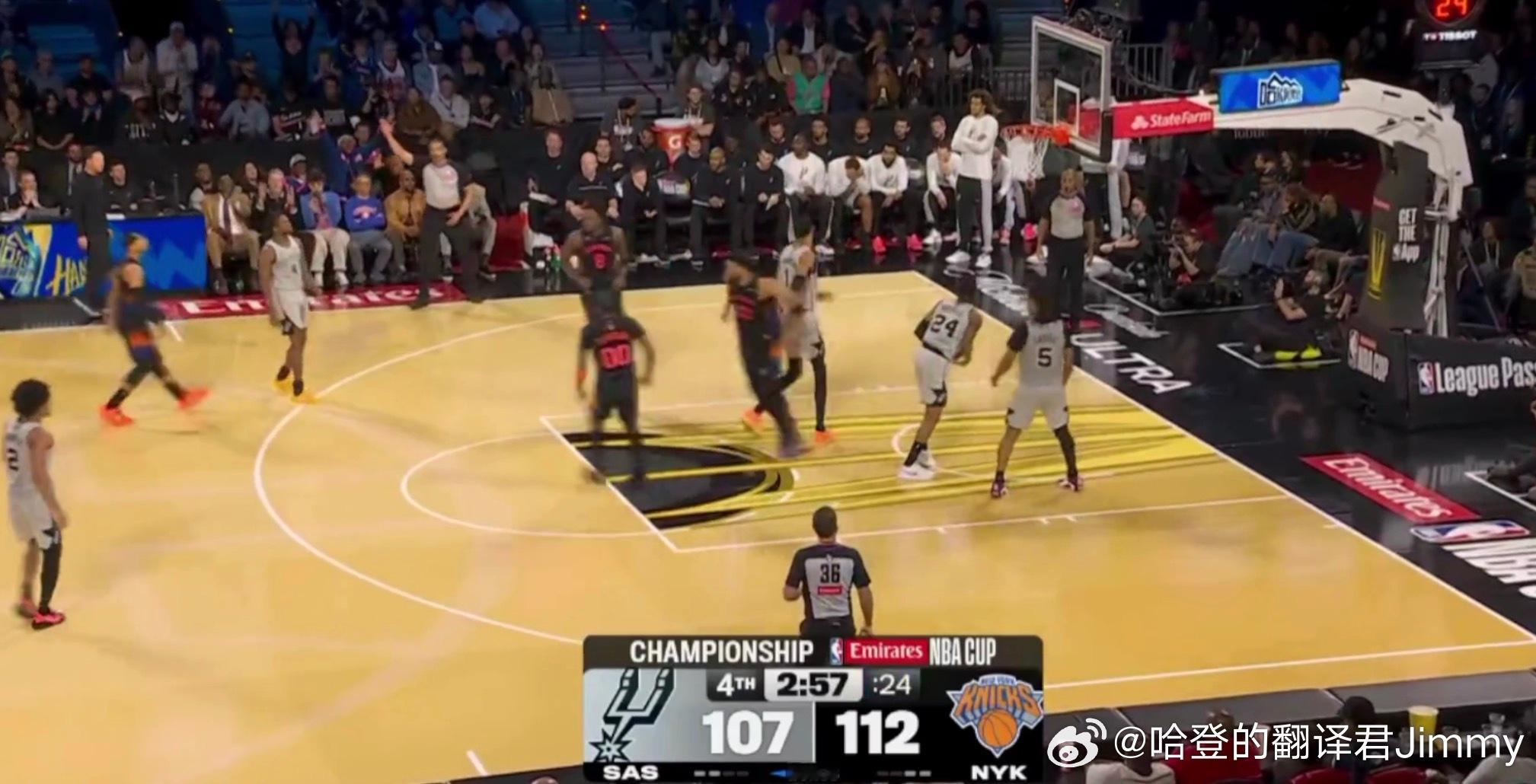 马刺现在1大4小阵容 