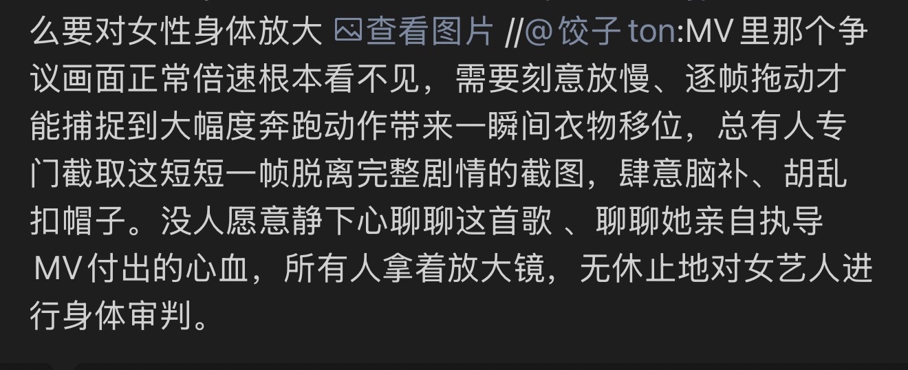 嘴上说着“需要刻意放慢、逐帧拖动才能捕捉到。肆意脑补、胡乱扣帽子”，结果转头就把