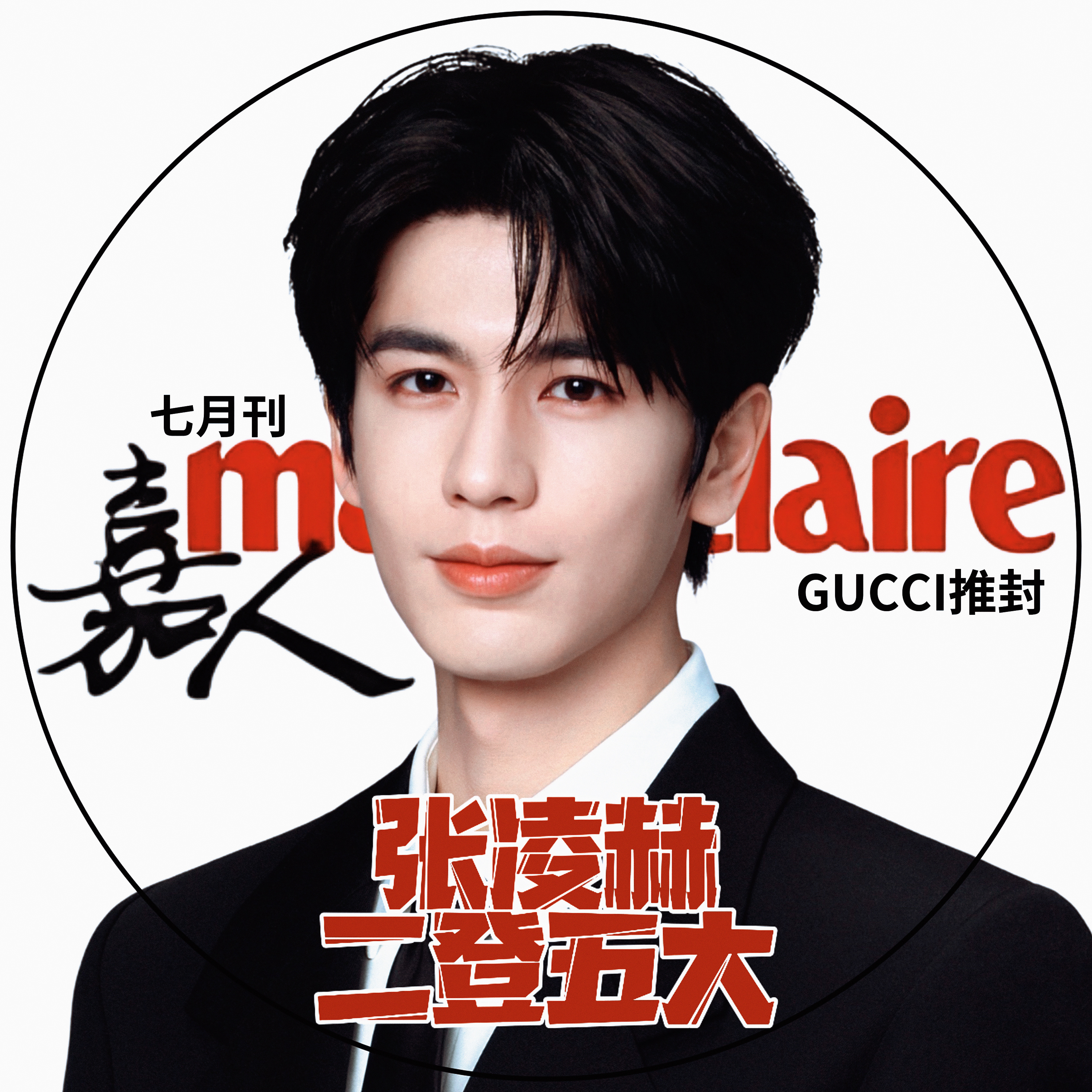 张凌赫白玉兰青年推广大使 体制内老公头像2P，自取