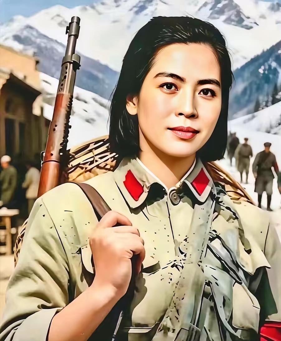 长征女杰
 
草鞋踏破万重霜，
马背携伤救战场。
弹片侵身眉不蹙，
烽烟帐下护儿