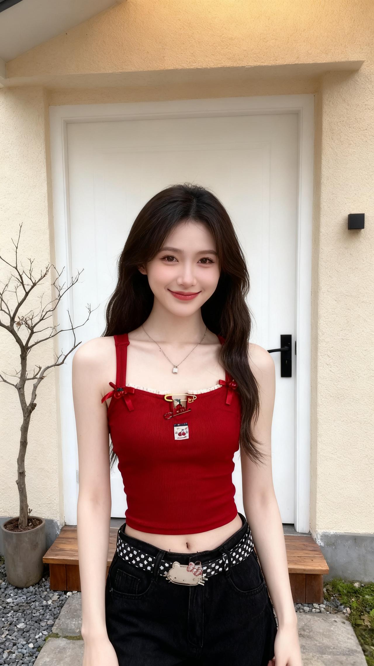 辣妹穿搭 分享穿搭 好身材好气质 今日穿搭 清纯甜美