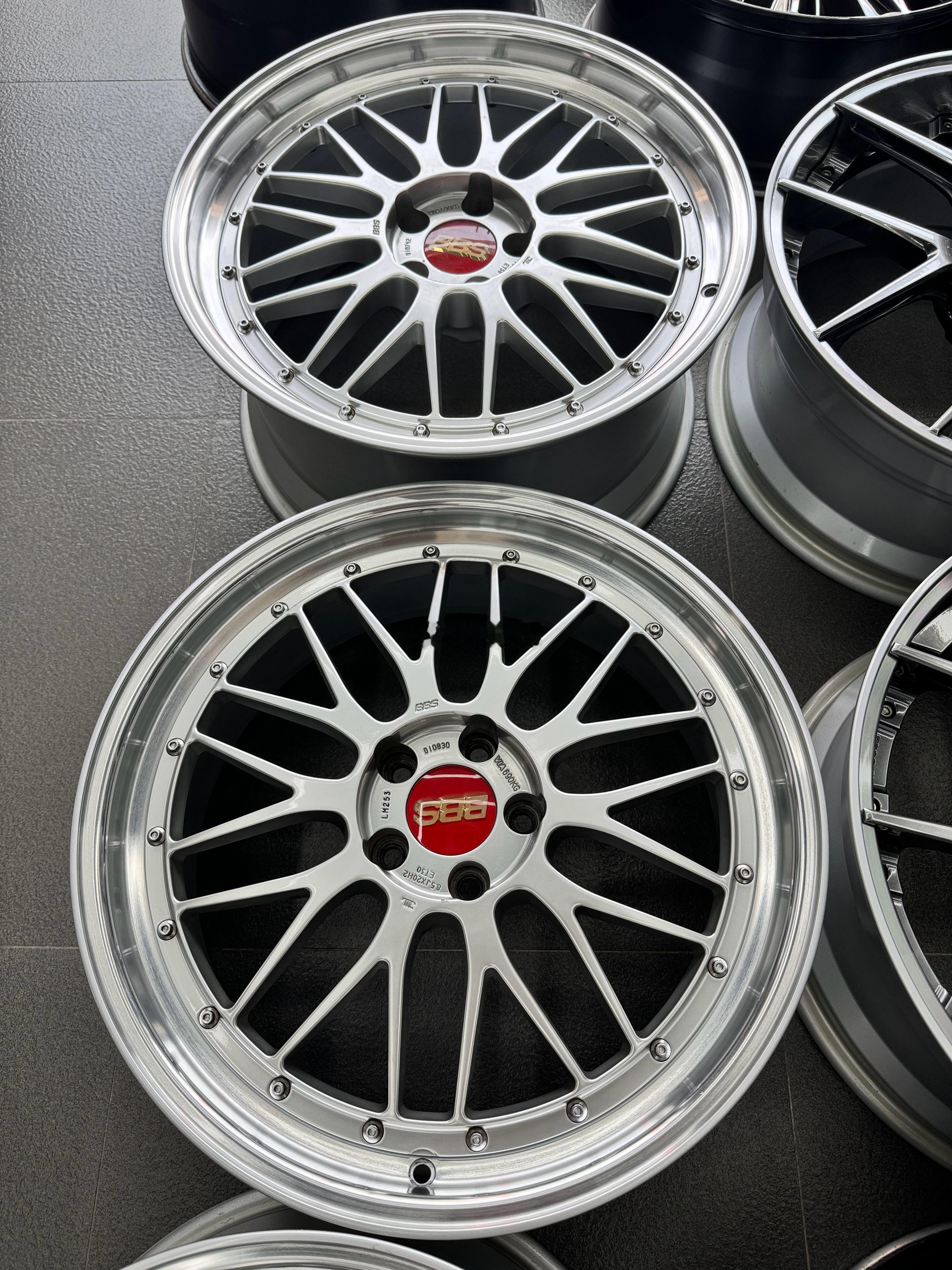 心情件 ：日本 BBS LM 双片锻造 ♥️20寸 8.5J  ET30 10J