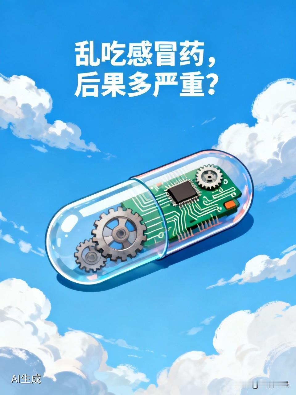 乱吃感冒药后果真的很严重！之前我一个朋友，感冒了没去看医生，自己瞎吃感冒药。本来