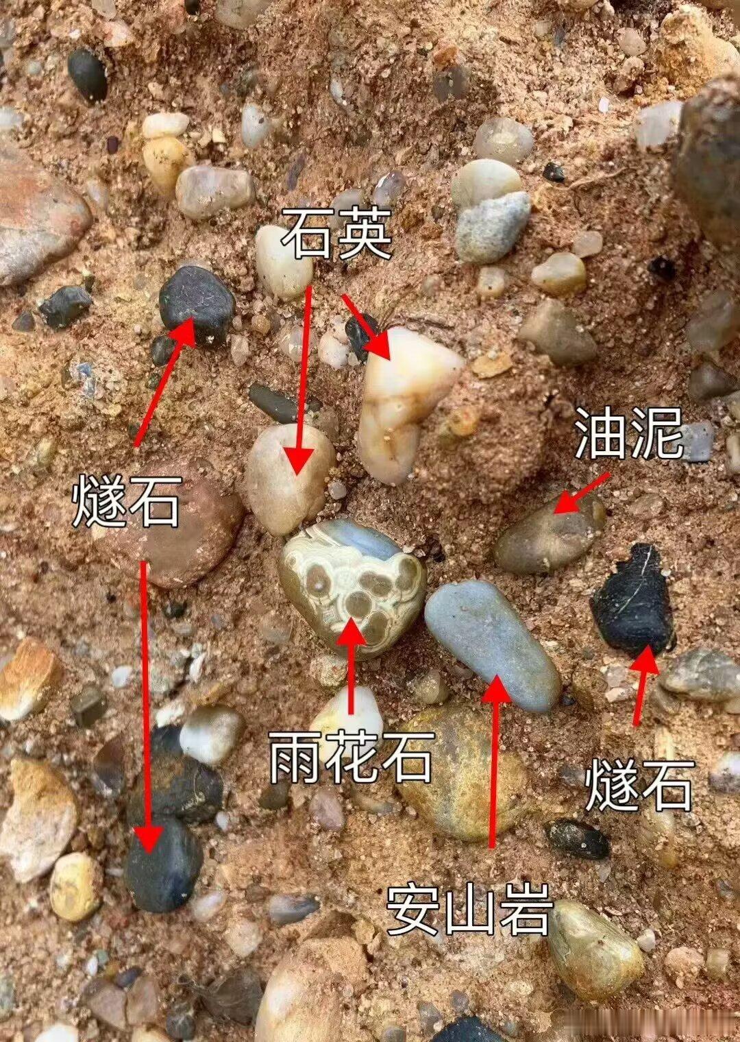 认识一些常见的石头…下次去河边玩也能给亲友科普一下。 