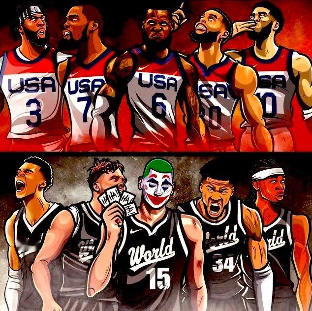 国际队更年轻更有战力啊NBA全明星将改为美国队vs国际队 ​​​