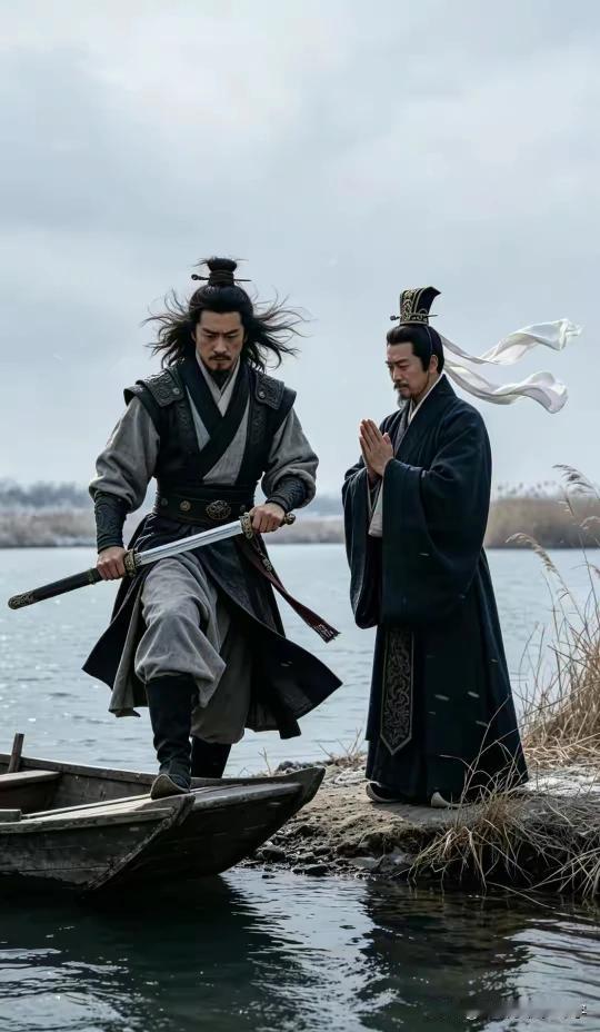 续句诗：
《易水狂歌》
易水萧萧风正寒，
白衣如雪发冲冠。
此身一去无还意，
干