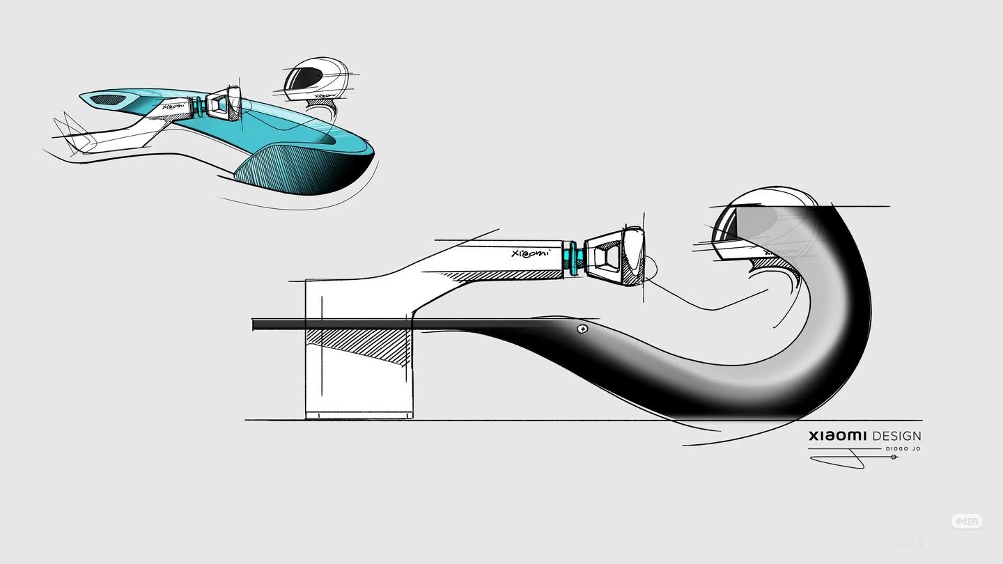 小米VGT内饰设计师手绘分享：坐在沙发上开赛车有这种极具想象力和表现力的设计师团