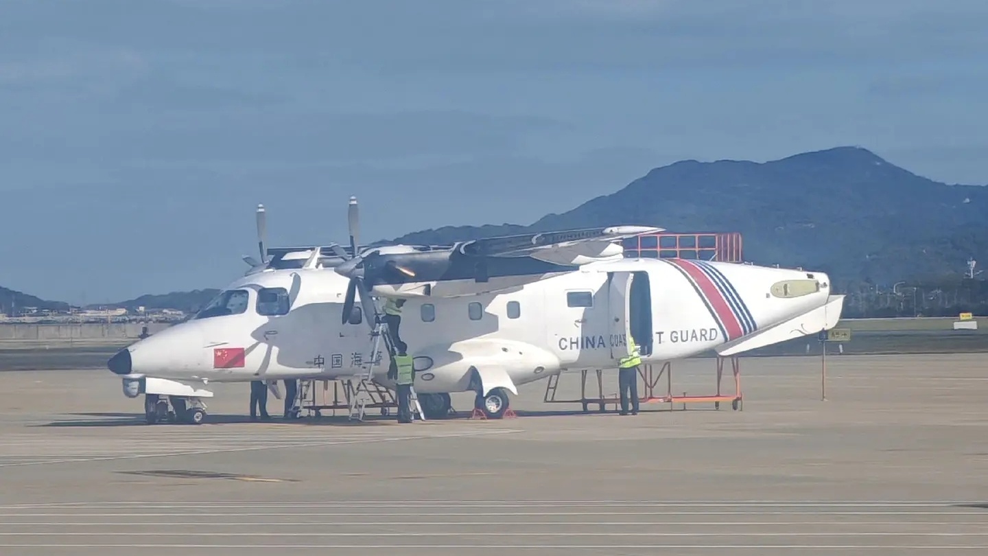 奇奇怪怪状态的Y-12F海警飞机，图源mumu贝等。 