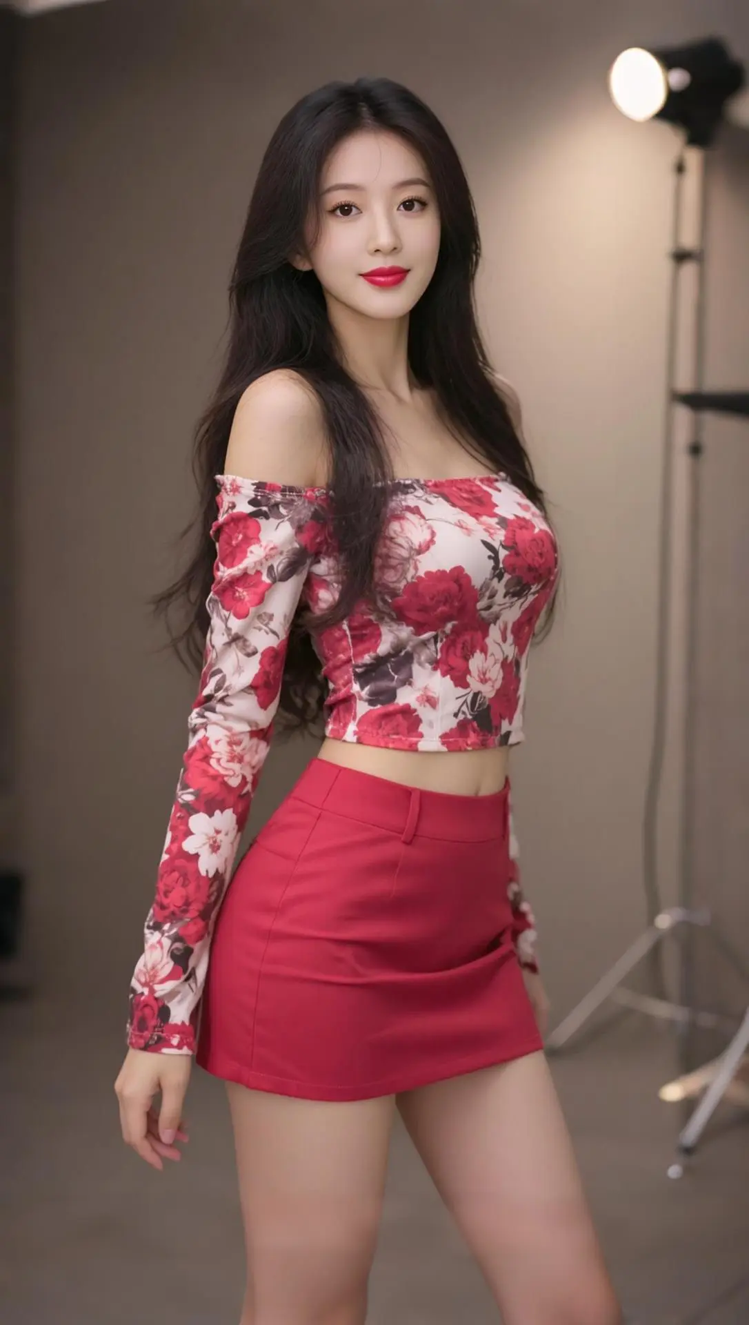 AI玫瑰风穿搭 ai创作