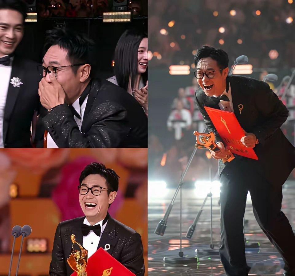 拿到了百花奖最佳导演，大鹏的反应很有意思，跟别的导演、演员不一样，他第一反应不是