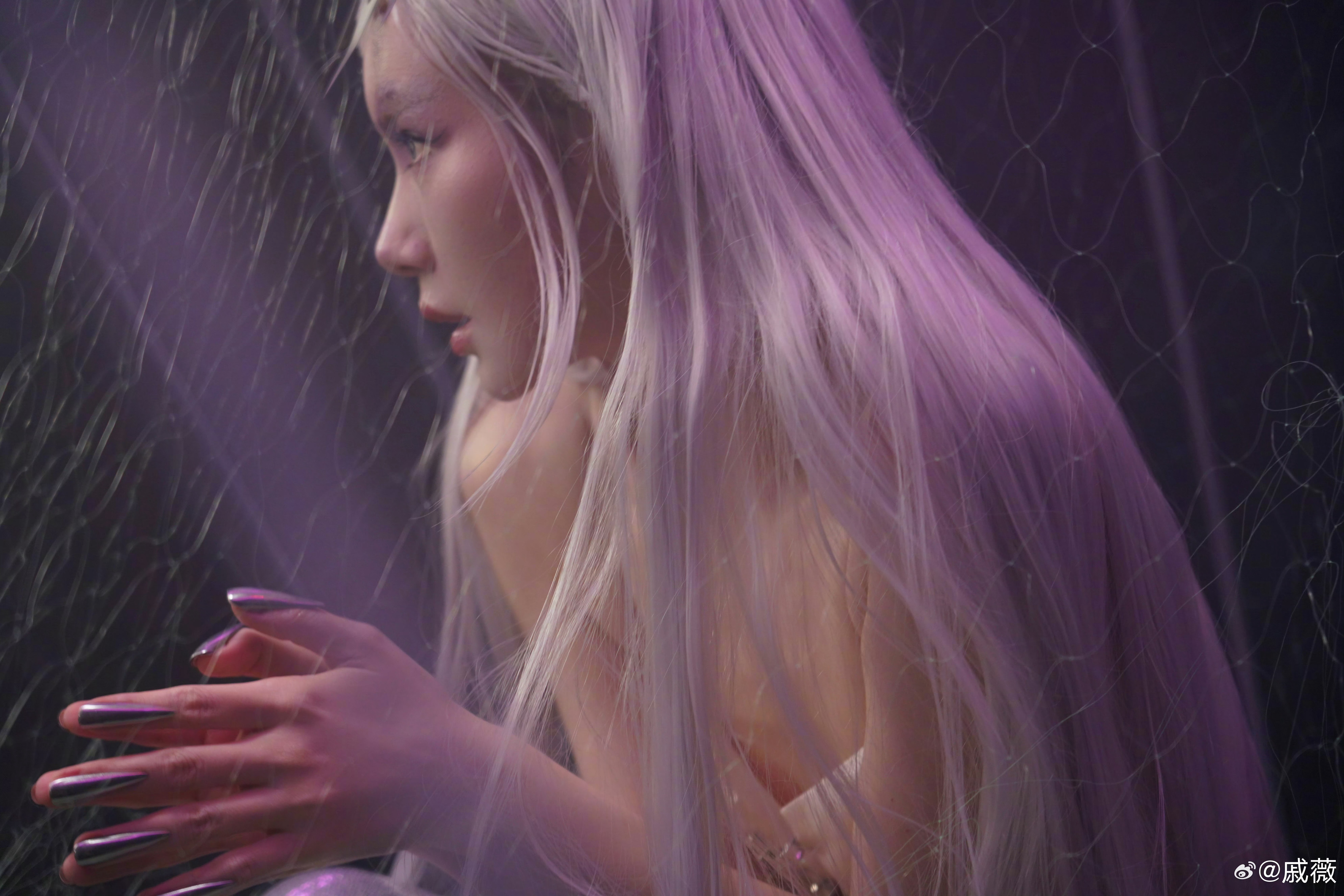 戚薇人鱼陷落妆戚薇战损美人鱼戚薇战损美人鱼游戏建模的妆造一直在不停的刷新我的美商