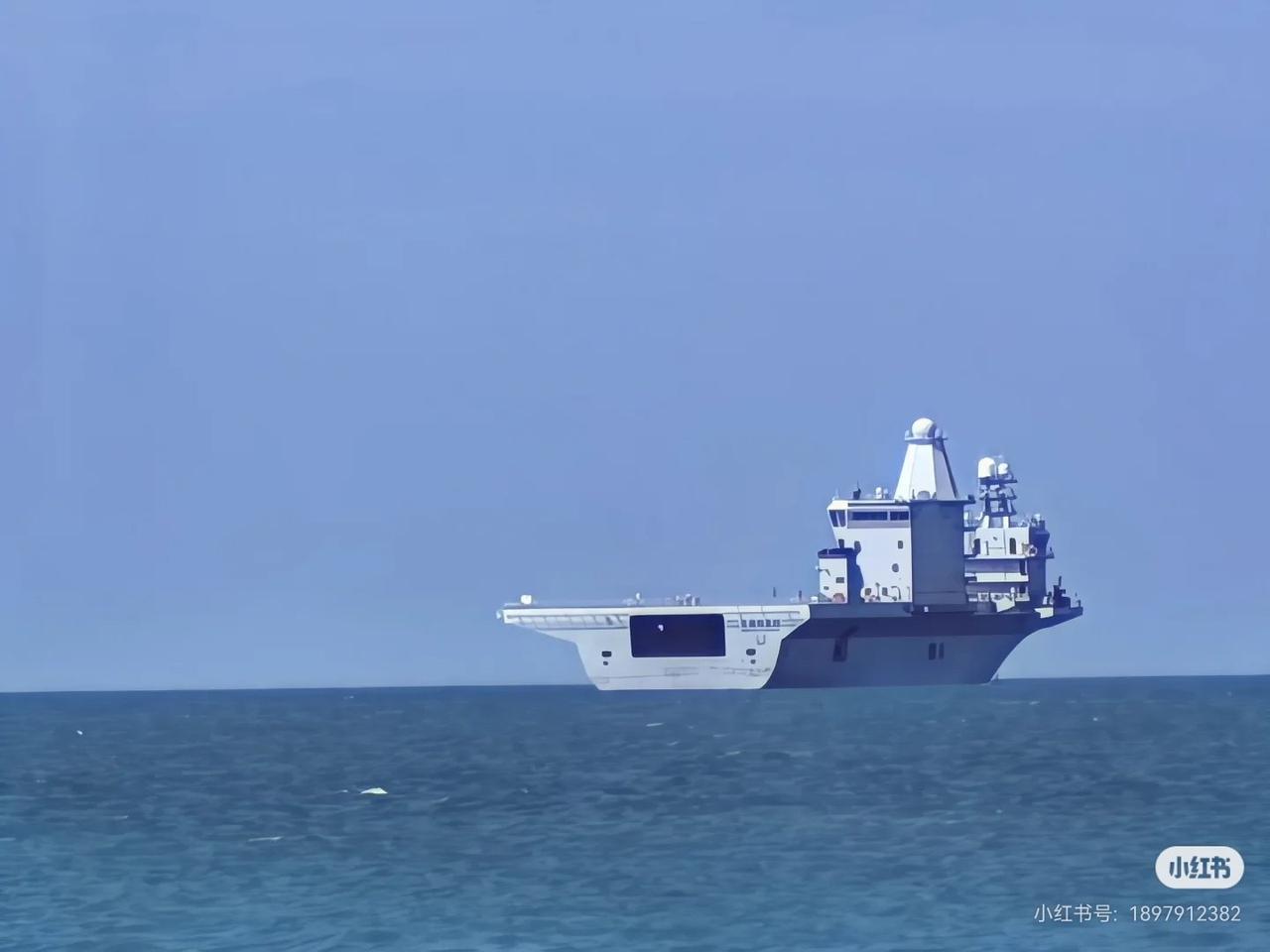 又见航行试验中的民用小航母-中船探索号，具体用途尚未公开。