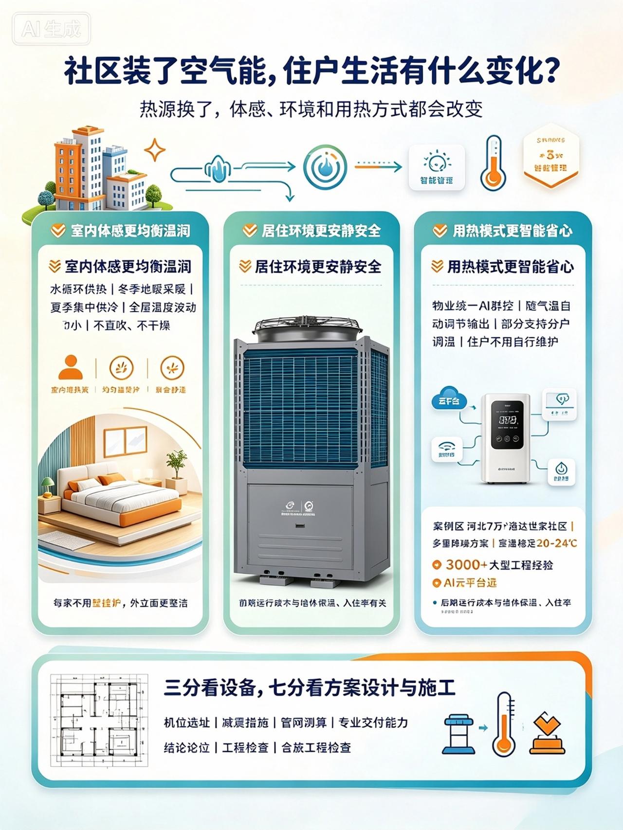 社区装了空气能，住户生活体验有什么变化？
 
如今不少新建、改造社区，开始用上商