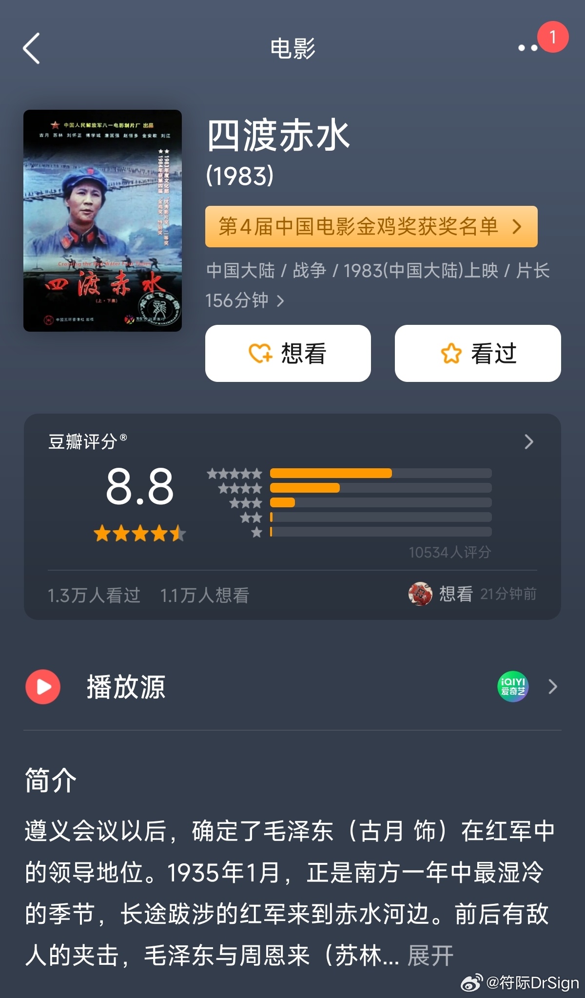 真感兴趣的朋友们，建议看看83版的《四渡赤水》 