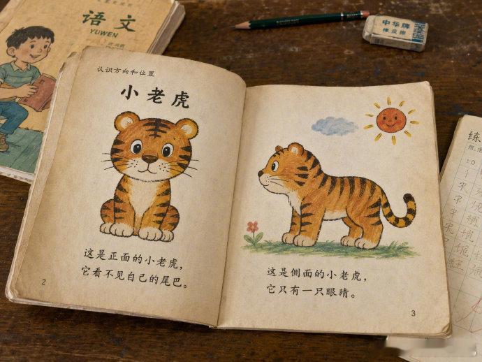 原来是这样吗。。。我一直以为是p3这样的，老虎打架后两败俱伤的惨状两只老虎的歌词