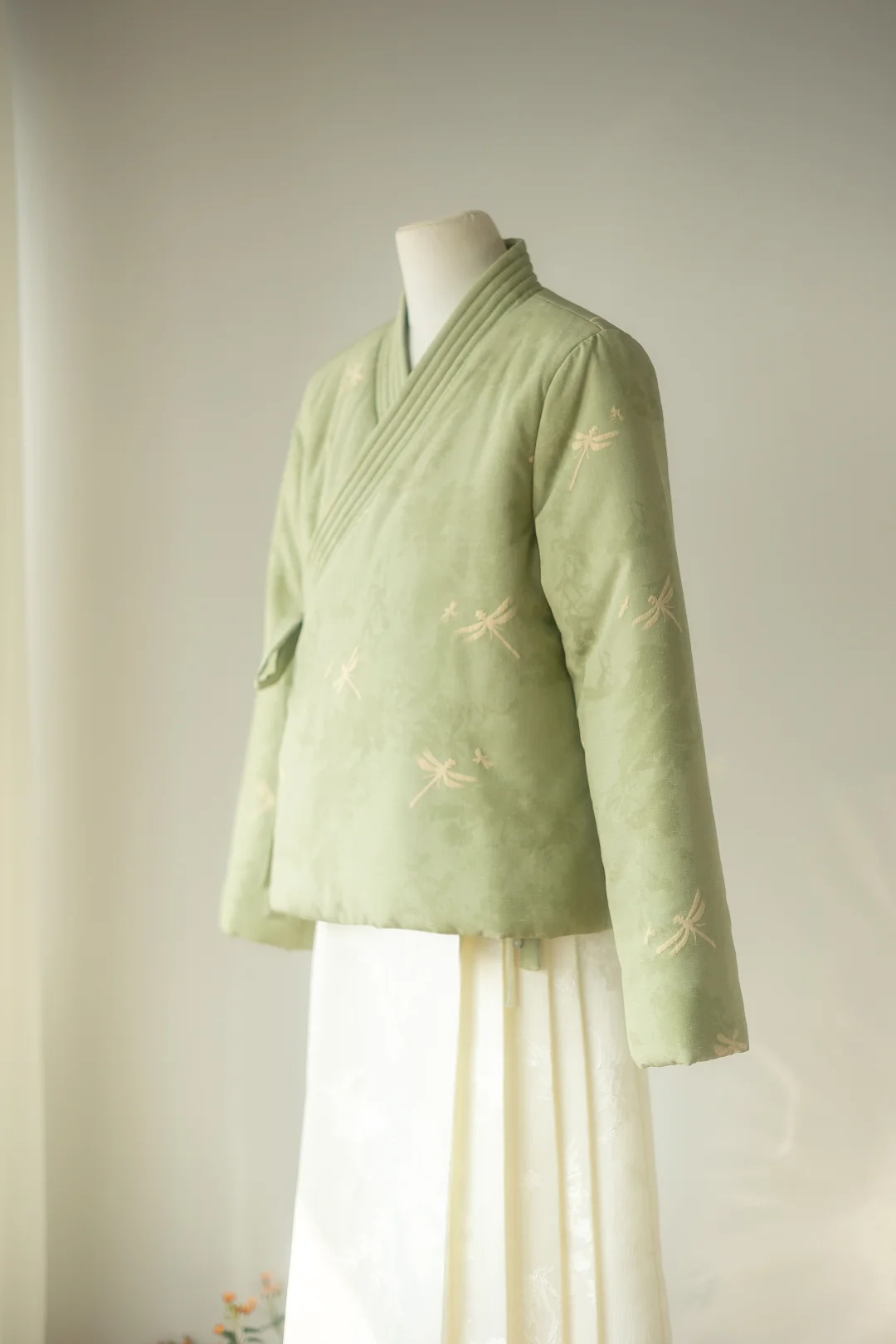 长安柿｜国风蜻蜓棉服套装