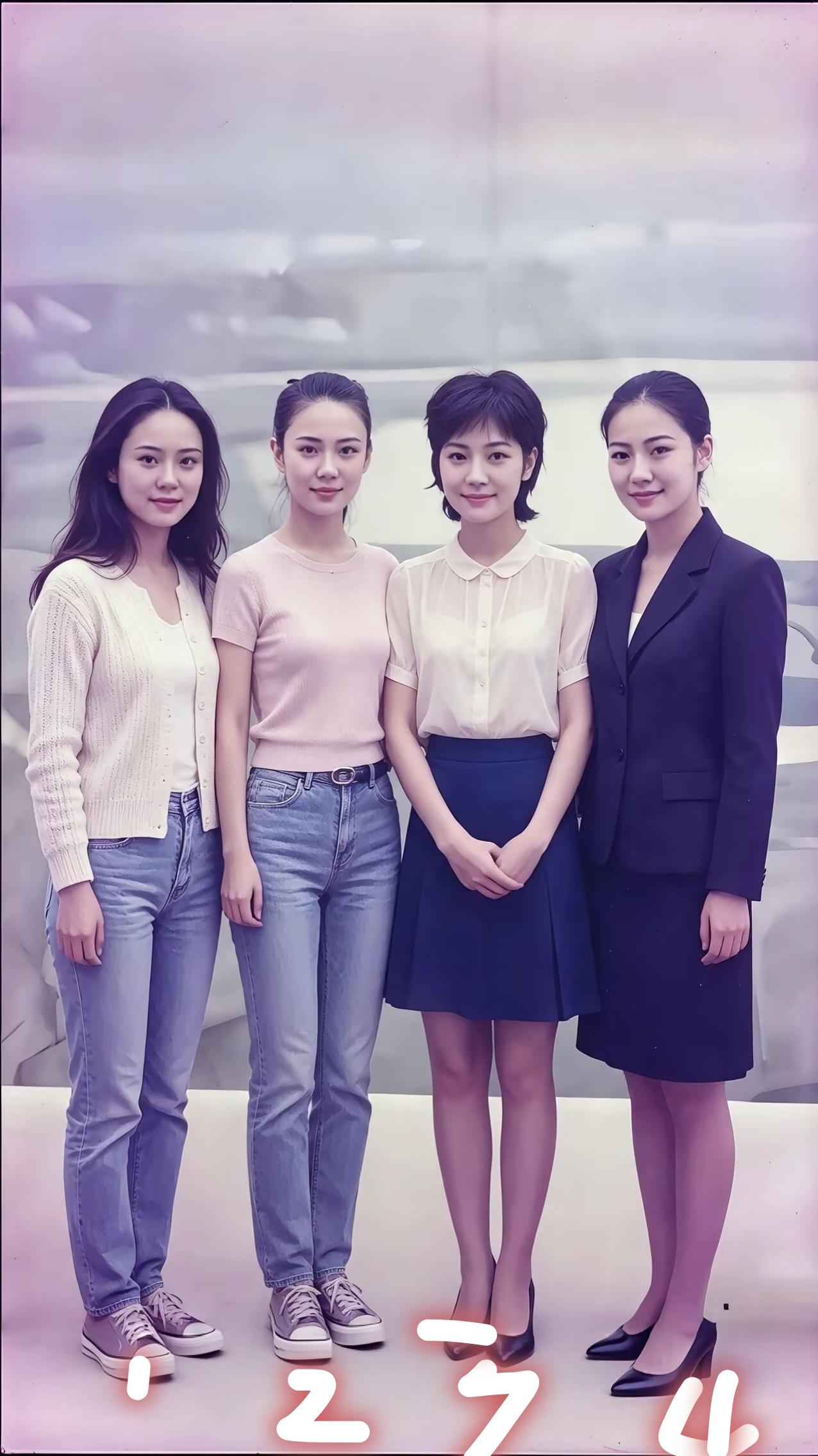 女人哪个年龄最迷人1一4号美女，各具特色，各有千秋，如果彩礼都是18万，你会选择