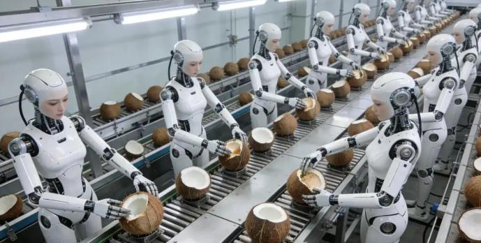 椰树集团海南椰汁饮料有限公司发布《人形机器人椰子破壳削皮设备采购招标公告》，面向