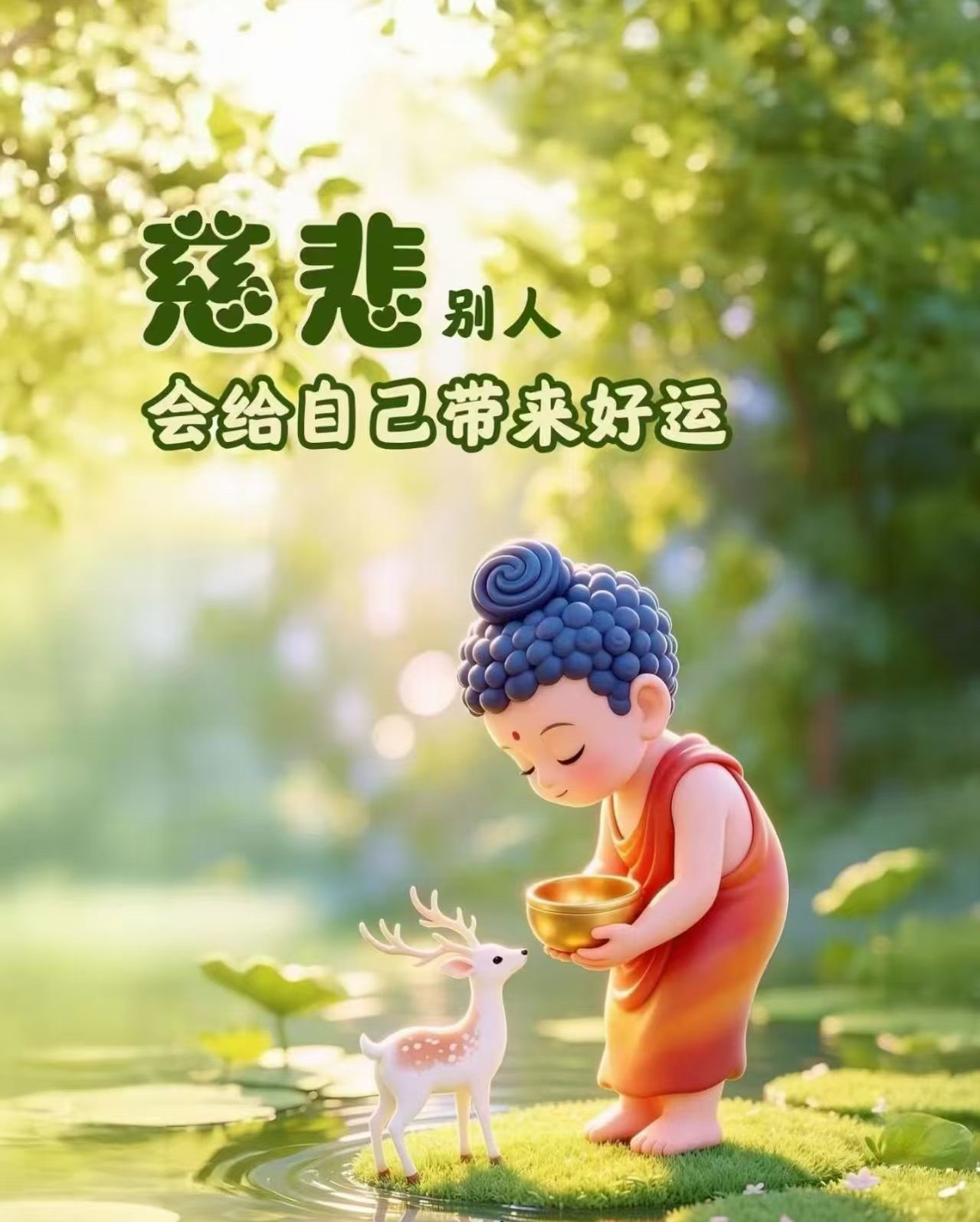 慈悲别人会给自己带来好运 
