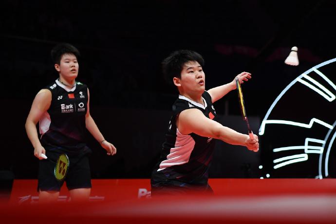 刘圣书/谭宁携手陈清晨/贾一凡晋级#2023世界羽联年终总决赛#女双4强。
小组
