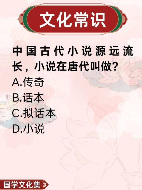 文化常识打卡