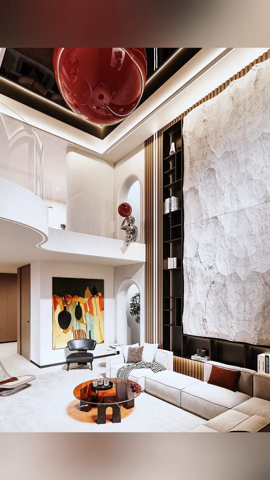 被百万网红翻牌的家：不要“冷奢”，要“暖奢”，360㎡全是呼吸感！