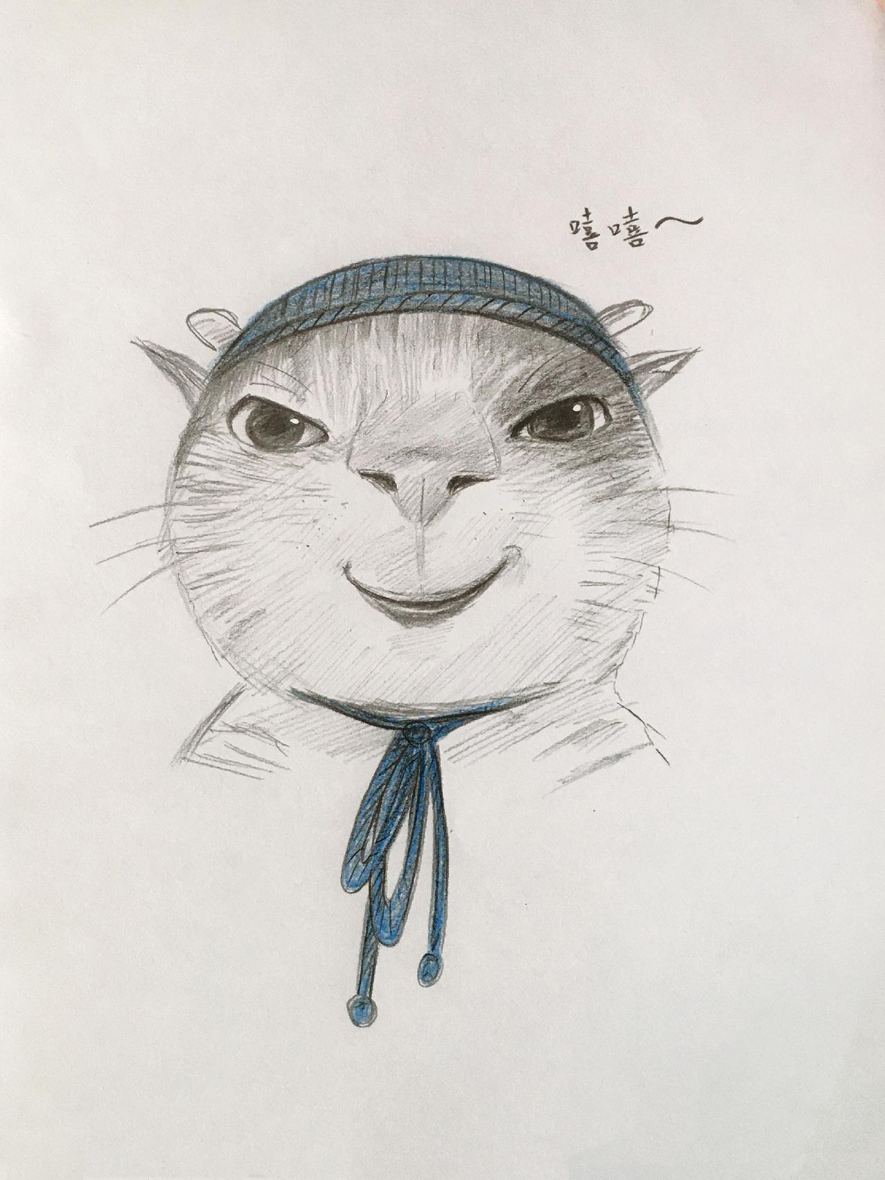 萝卜纸巾猫 瞎画系列 日常瞎画 纸绘 画画