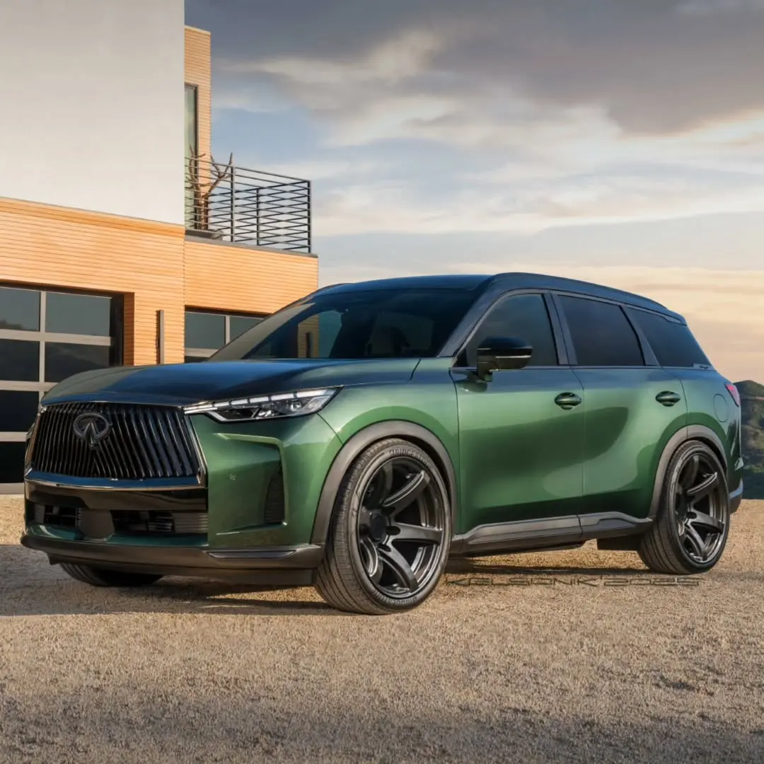 海外2025全新英菲尼迪QX60，三套轮毂可选！