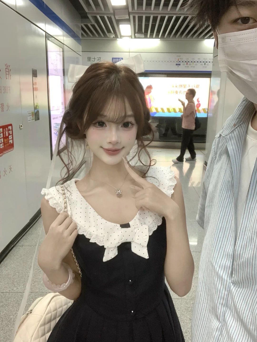 我女朋友今天真的好可爱呀！！！