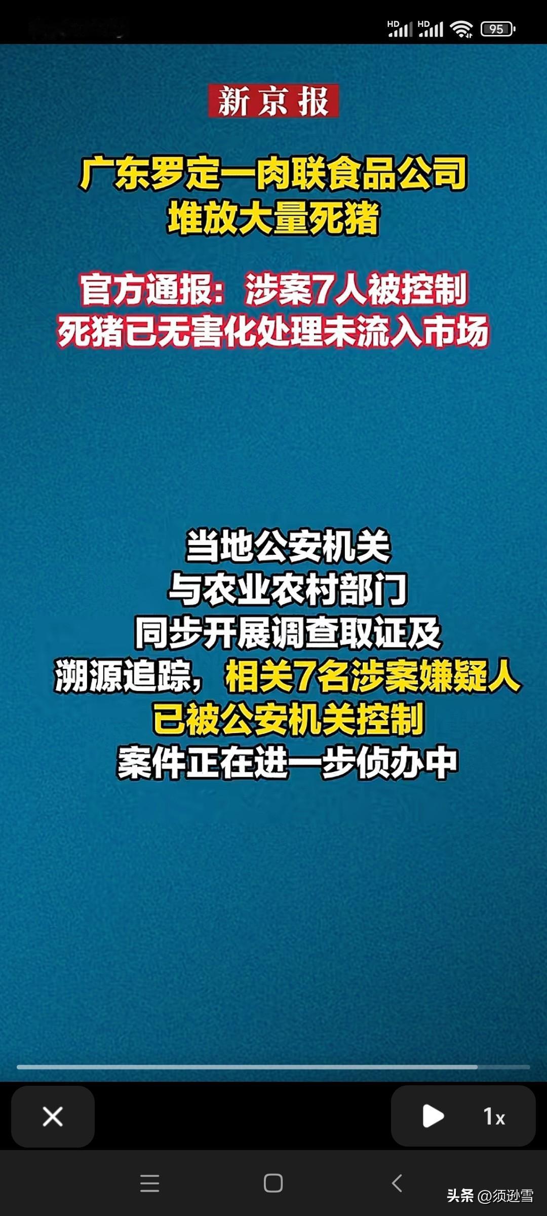 猪肉已经很便宜了，
可这些奸商却还是想赚更多的钱！
为此，
黑了心肝，烂了心肠，