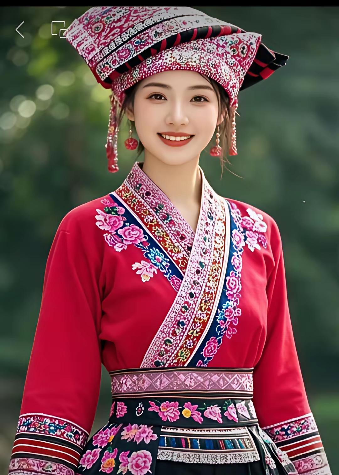 民族风情的美丽姑娘，身着传统服饰，真的能惊艳时光！95后女孩费青用247天拍摄5