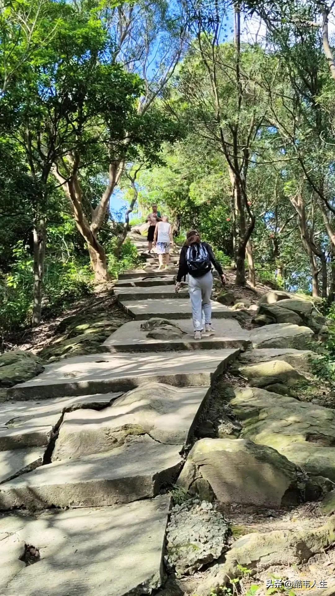 连续淋雨终于放晴，假期必须安排爬山！亚公顶的山顶视野有点绝了，站着就能把惠阳城的