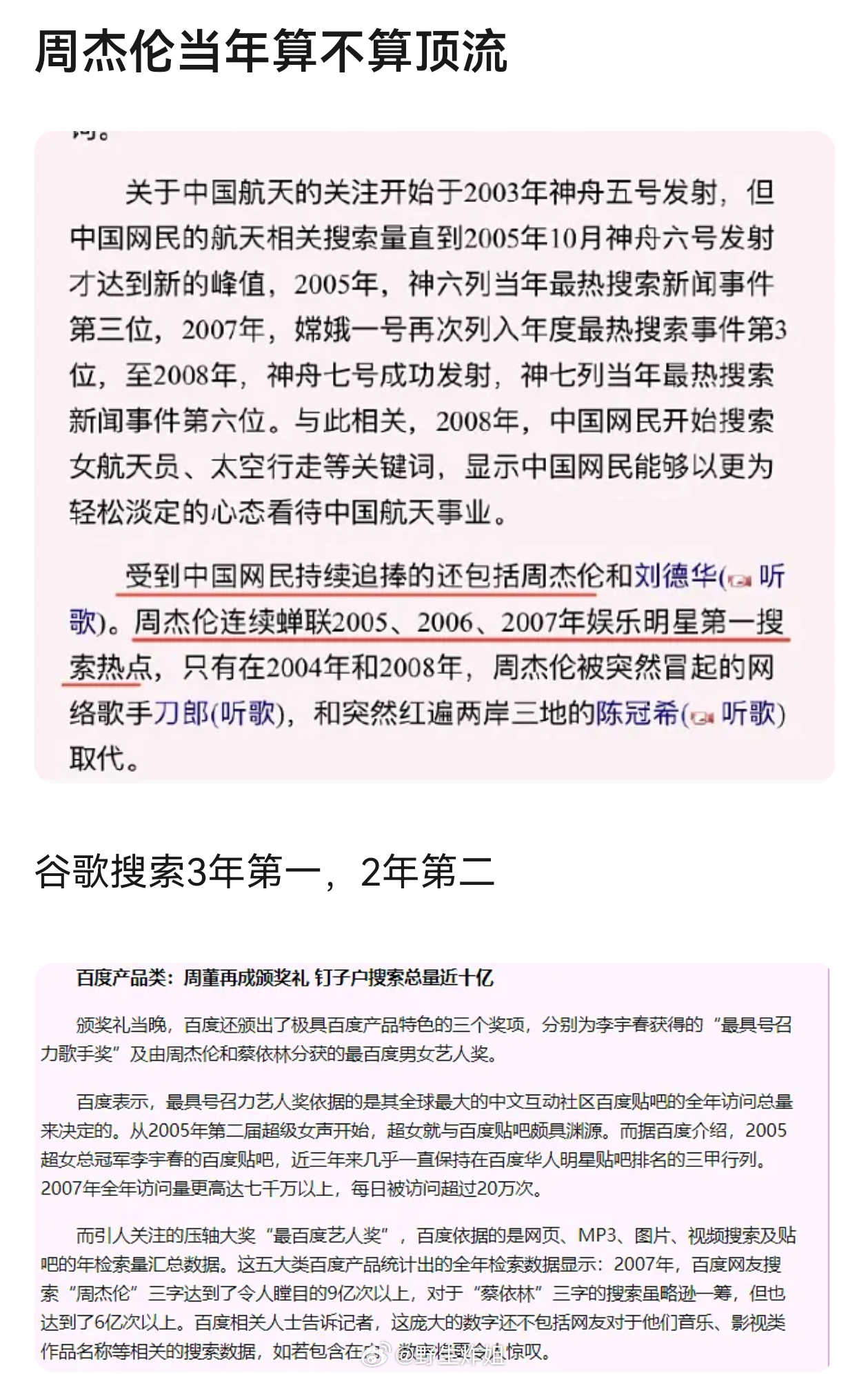 我以为这个周杰伦是顶流是众所周知的事……这也有质疑吗 