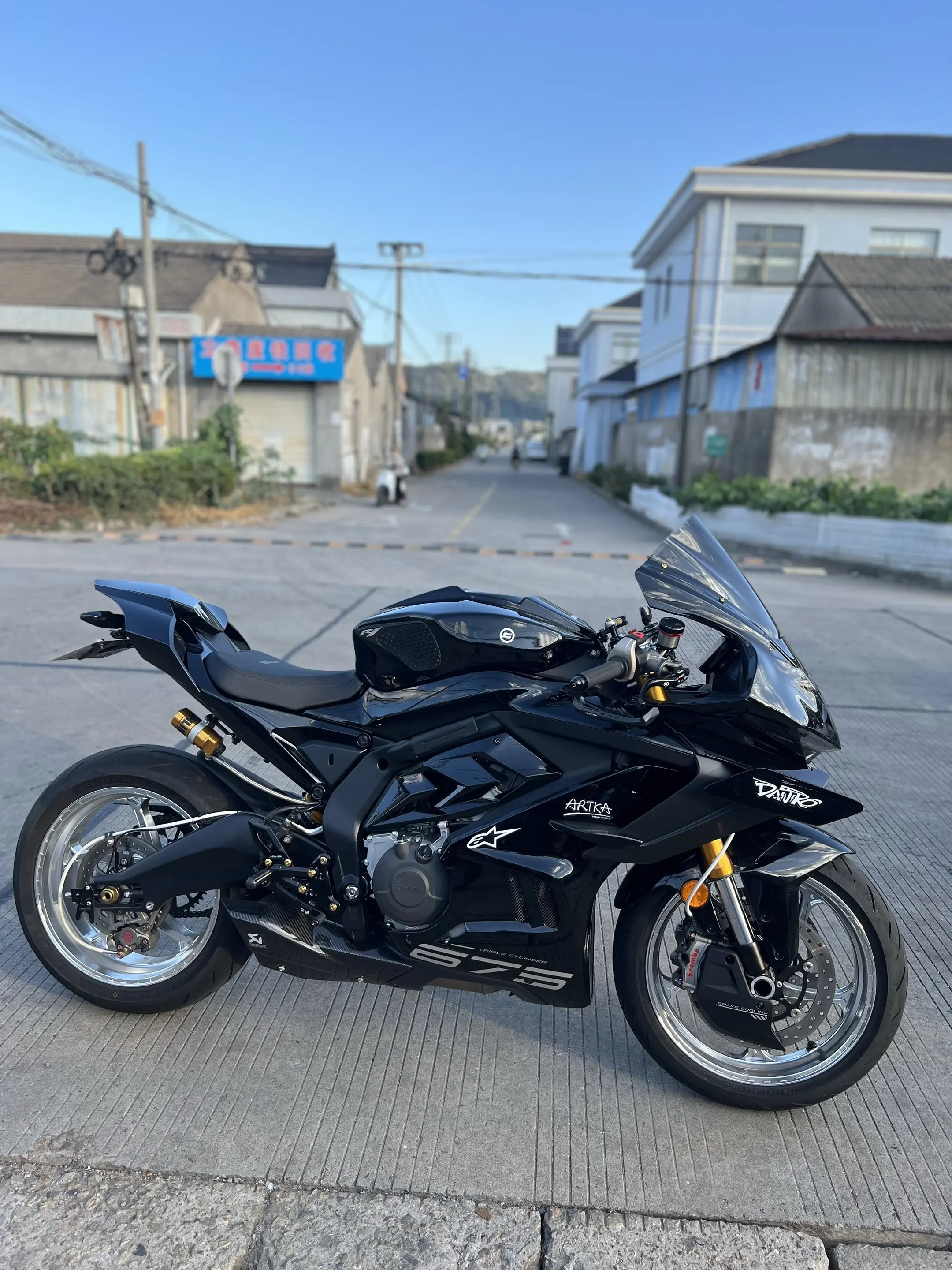 春风675sr改装方案来了，还有些小东西就不标进去了 太多了