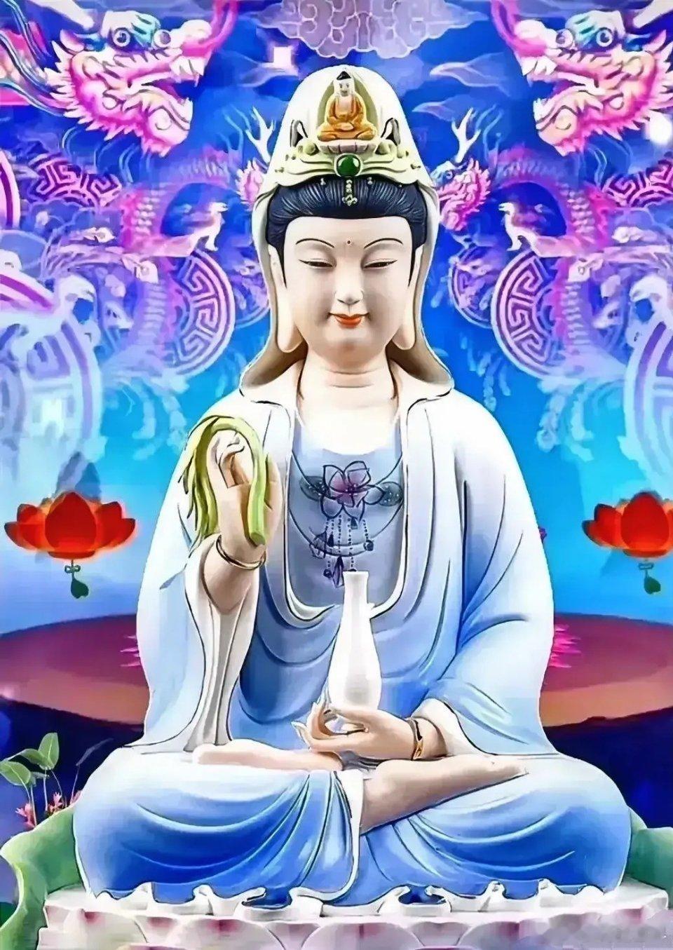 【观音灵感真言】（十小咒之一）唵   嘛呢叭弥吽   麻葛倪牙纳   积都特巴达